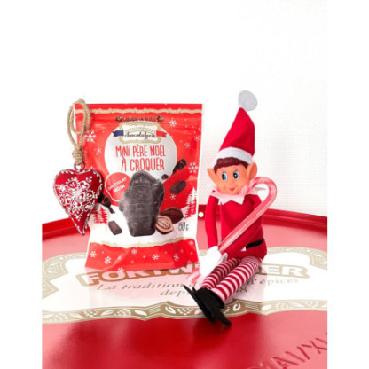 Mini Père Noël en chocolat | Chocolat noir 150g Mini Père Noël en chocolat | Chocolat noir 150g