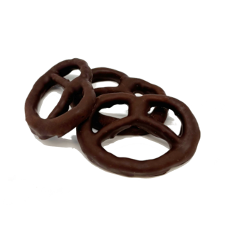 Bretzels salés enrobés - Chocolat noir 100g