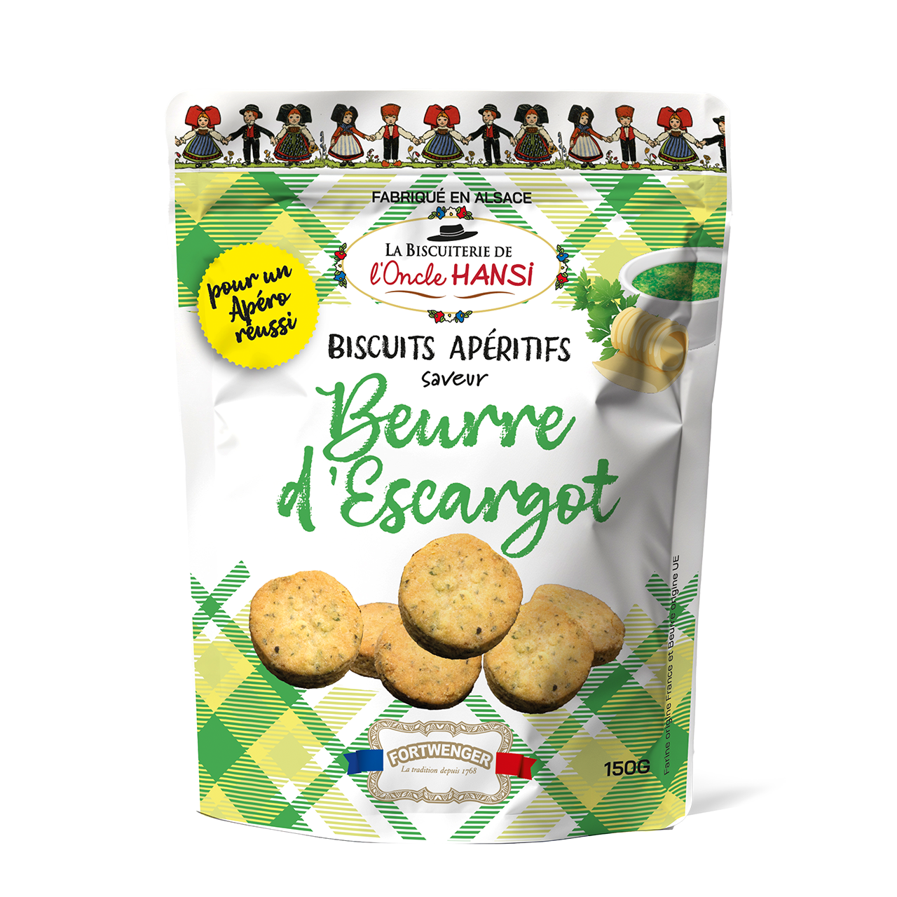 Biscuits apéro - Beurre d'escargot 150g
