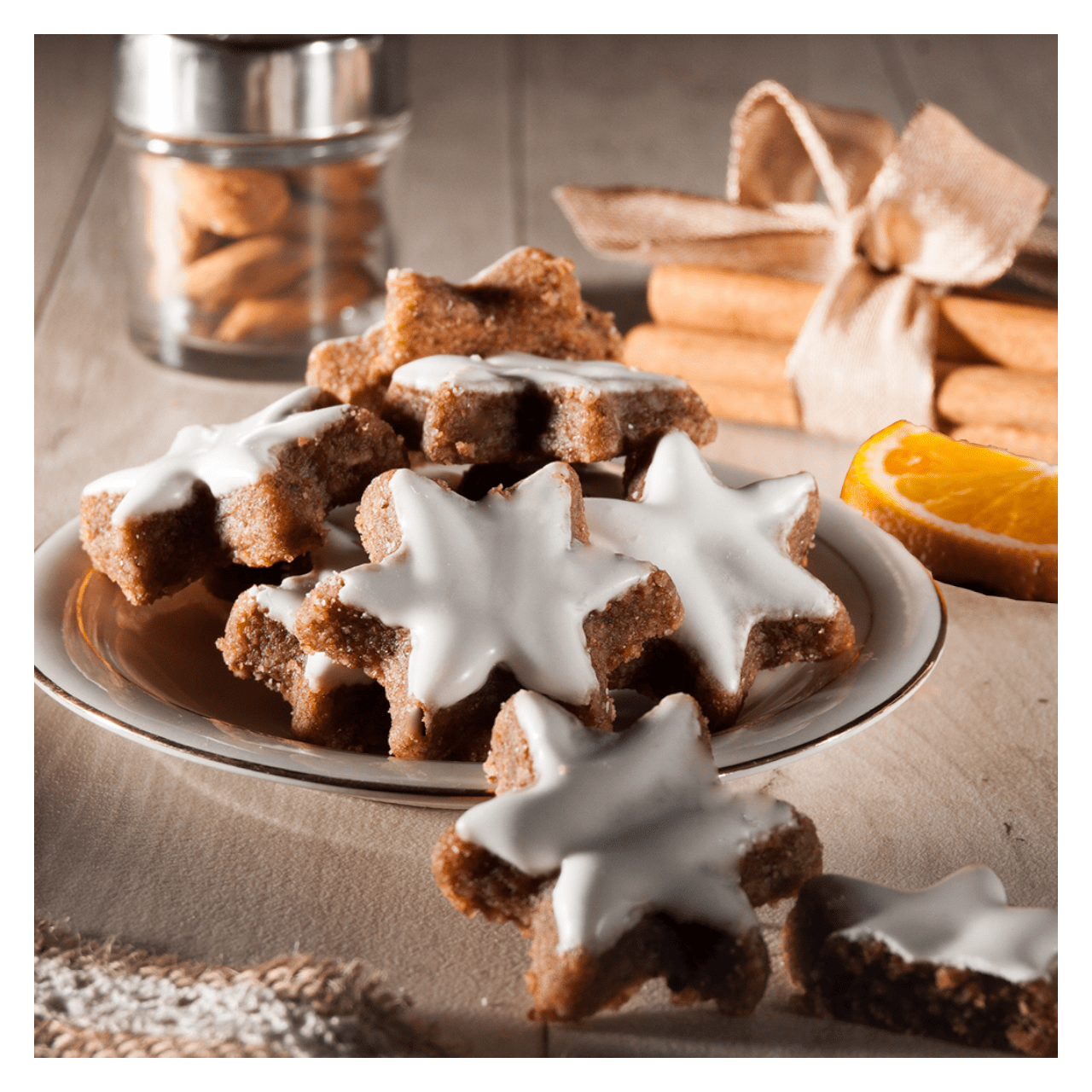 Les étoiles à la cannelle saveur orange 200g