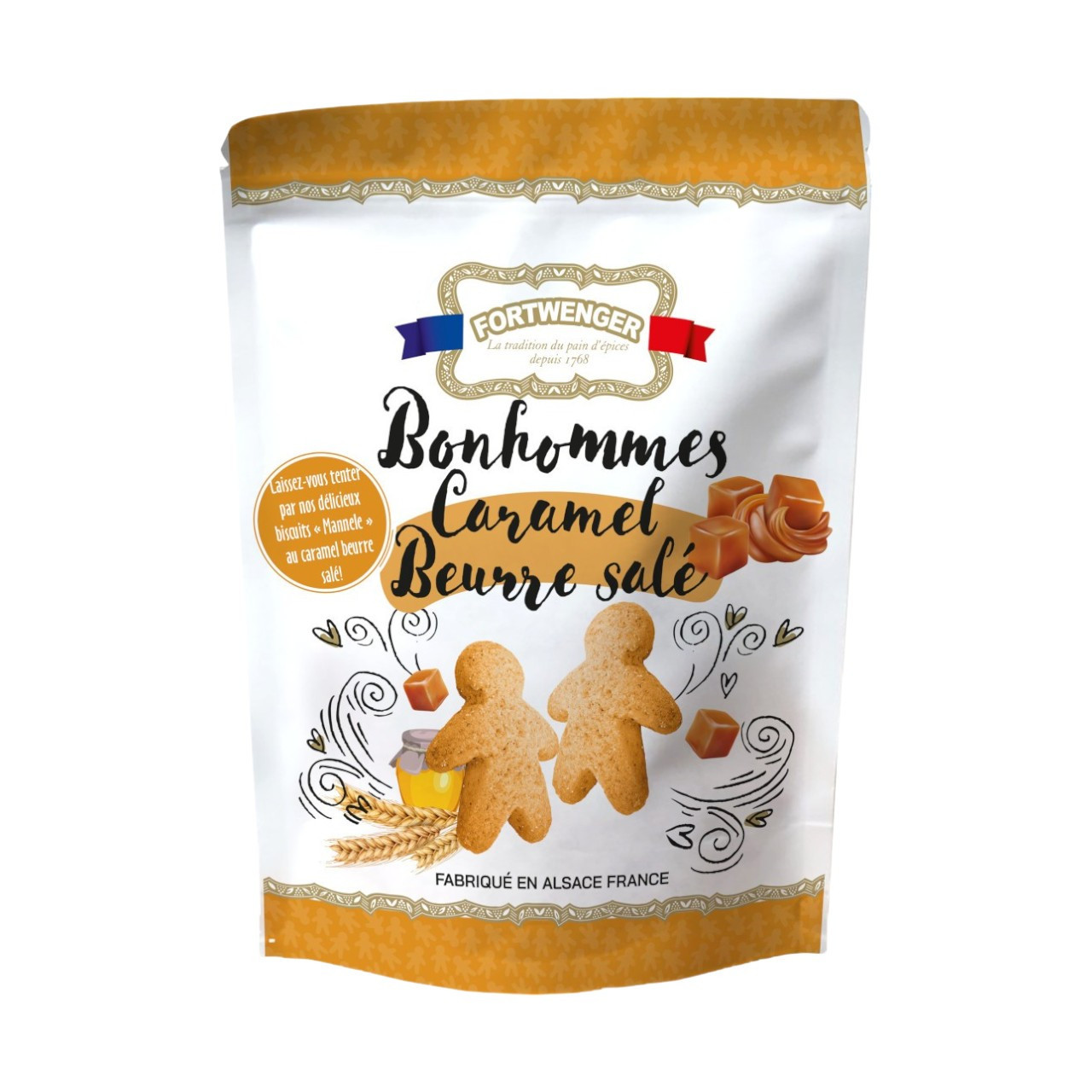 Bonhommes Caramel beurre salé 150g