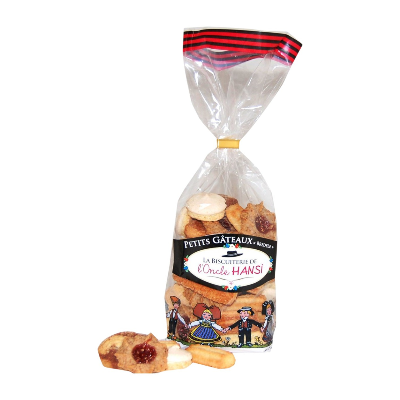 Assortiment de bredeles, petits gâteaux de noël alsaciens Biscuiterie de l'Oncle Hansi 200g