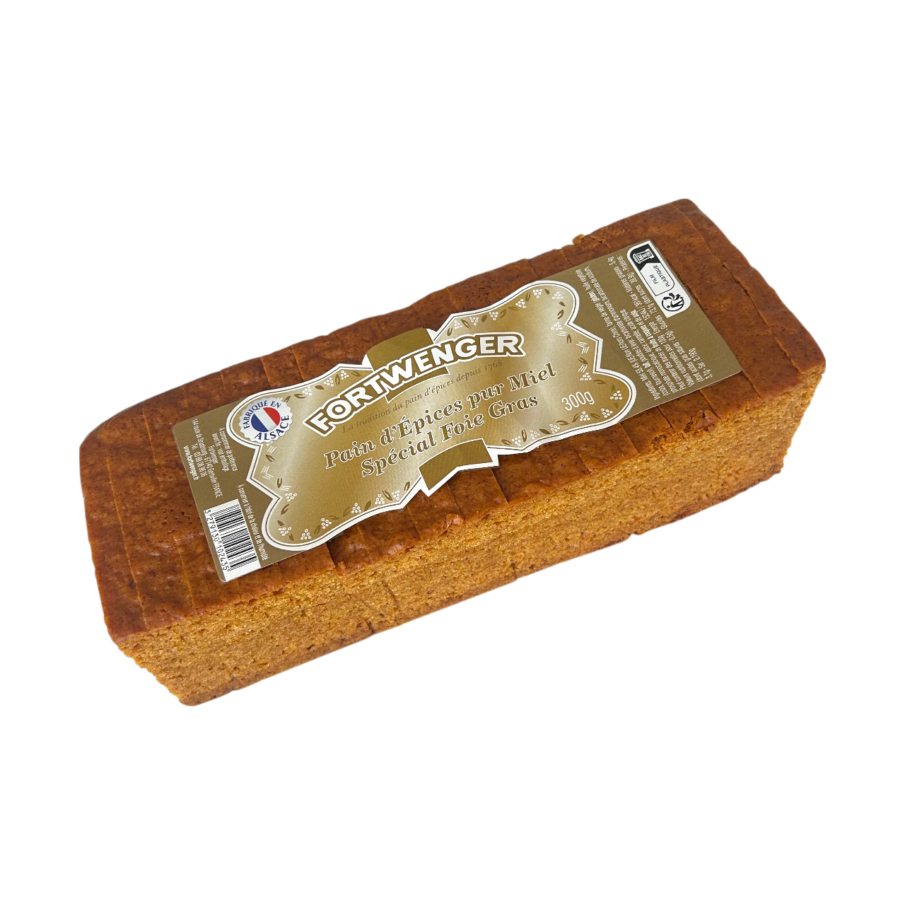 Pain d'épices pur miel spécial foie gras 300g