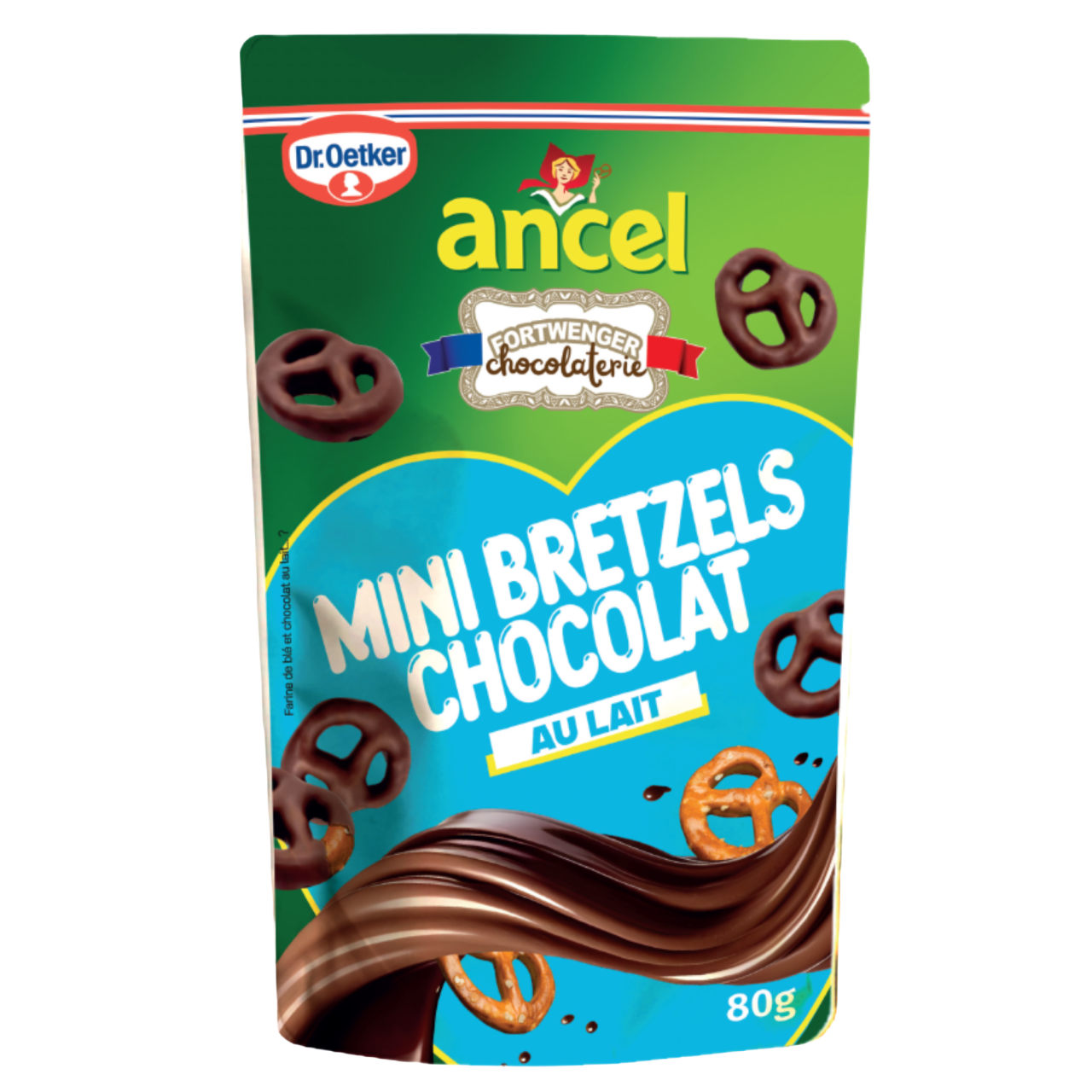 Mini bretzels salés enrobés Fortwenger / ancel - Chocolat lait