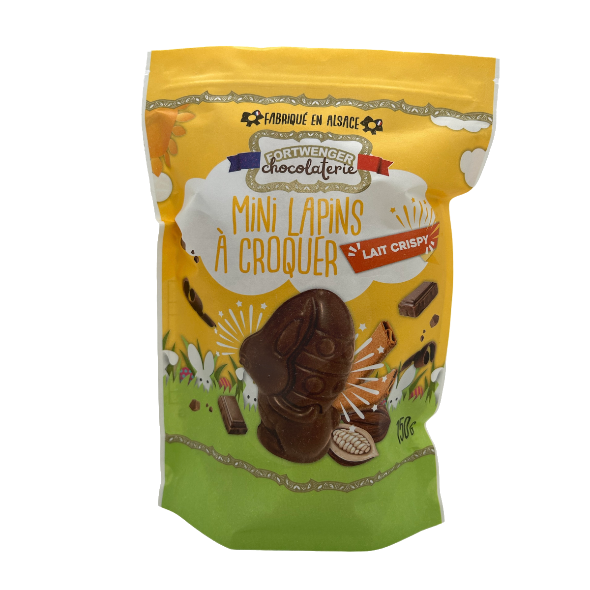 Mini lapin à croquer - Chocolat lait crispy 150g