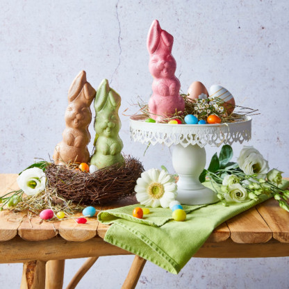 Lapin souriant - chocolat blanc et pistache 250g - Dubaï Style