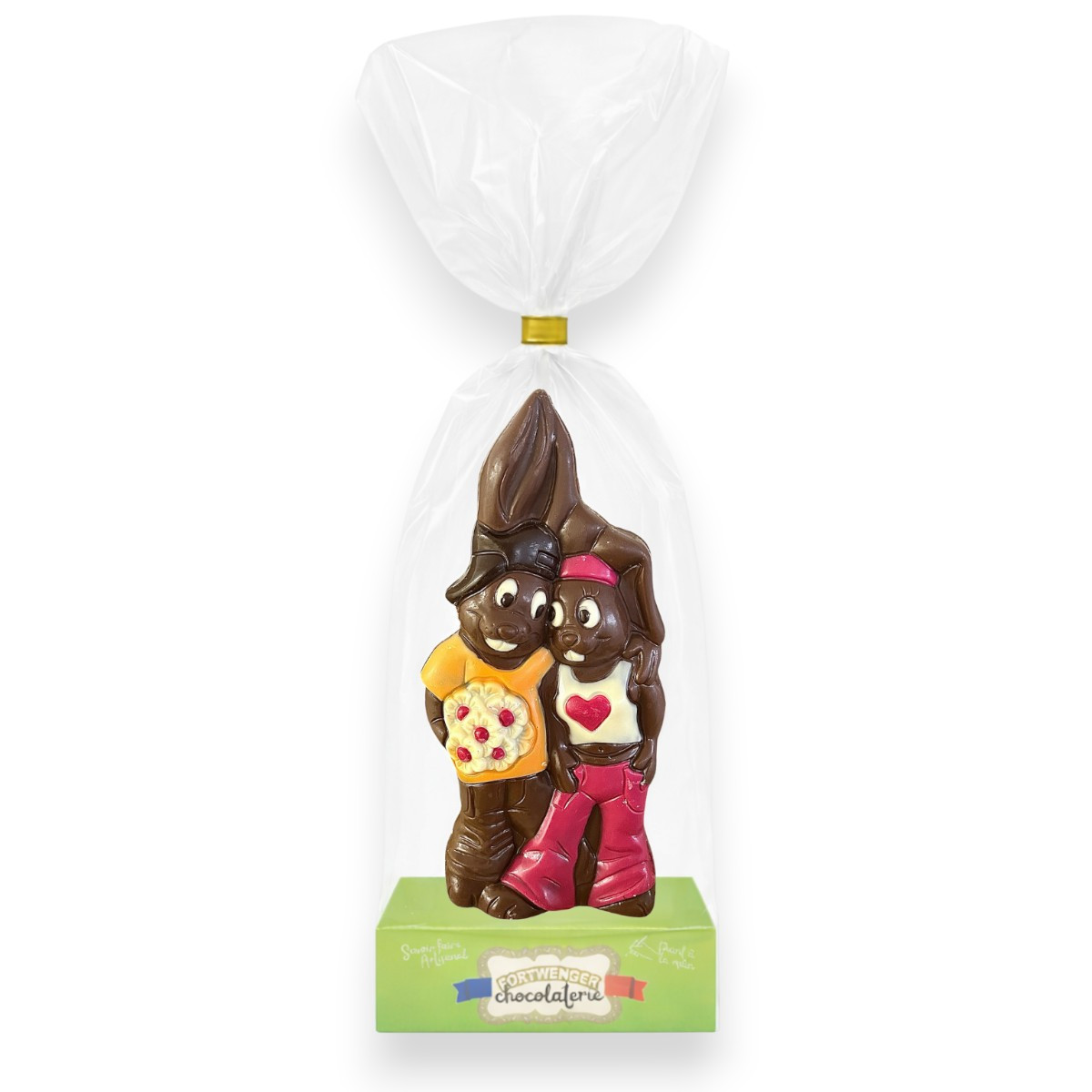 Lapins amoureux - Chocolat lait 225g