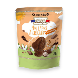 Mini lapin à croquer - Chocolat lait crispy 150g
