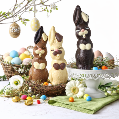 Lapin souriant - Chocolat blanc 100g