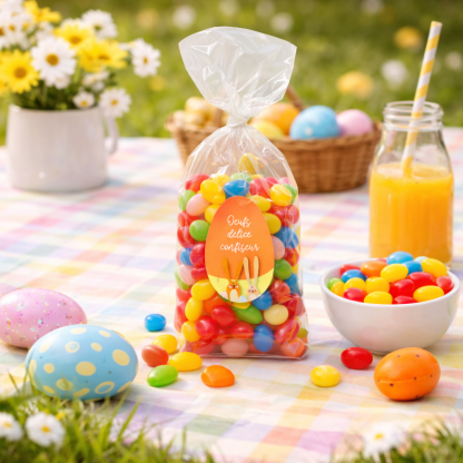 Oeufs confiseur gélifiés multicolores 200g