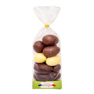 Œufs de Pâques assortiment - Chocolat lait, blanc et noir 200g