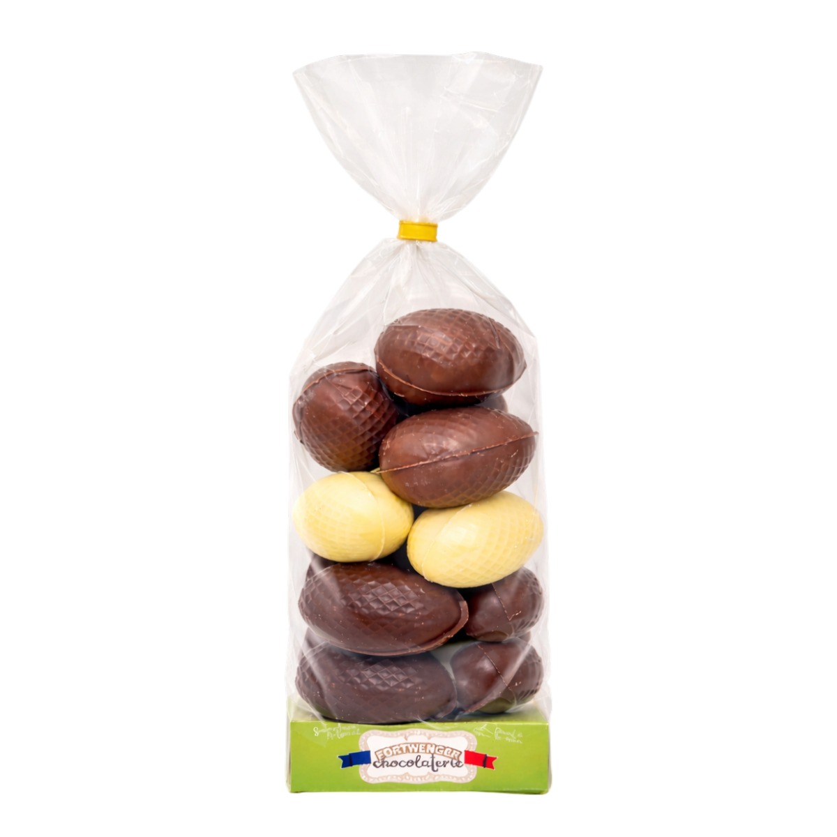Œufs de Pâques assortiment - Chocolat lait, blanc et noir 200g