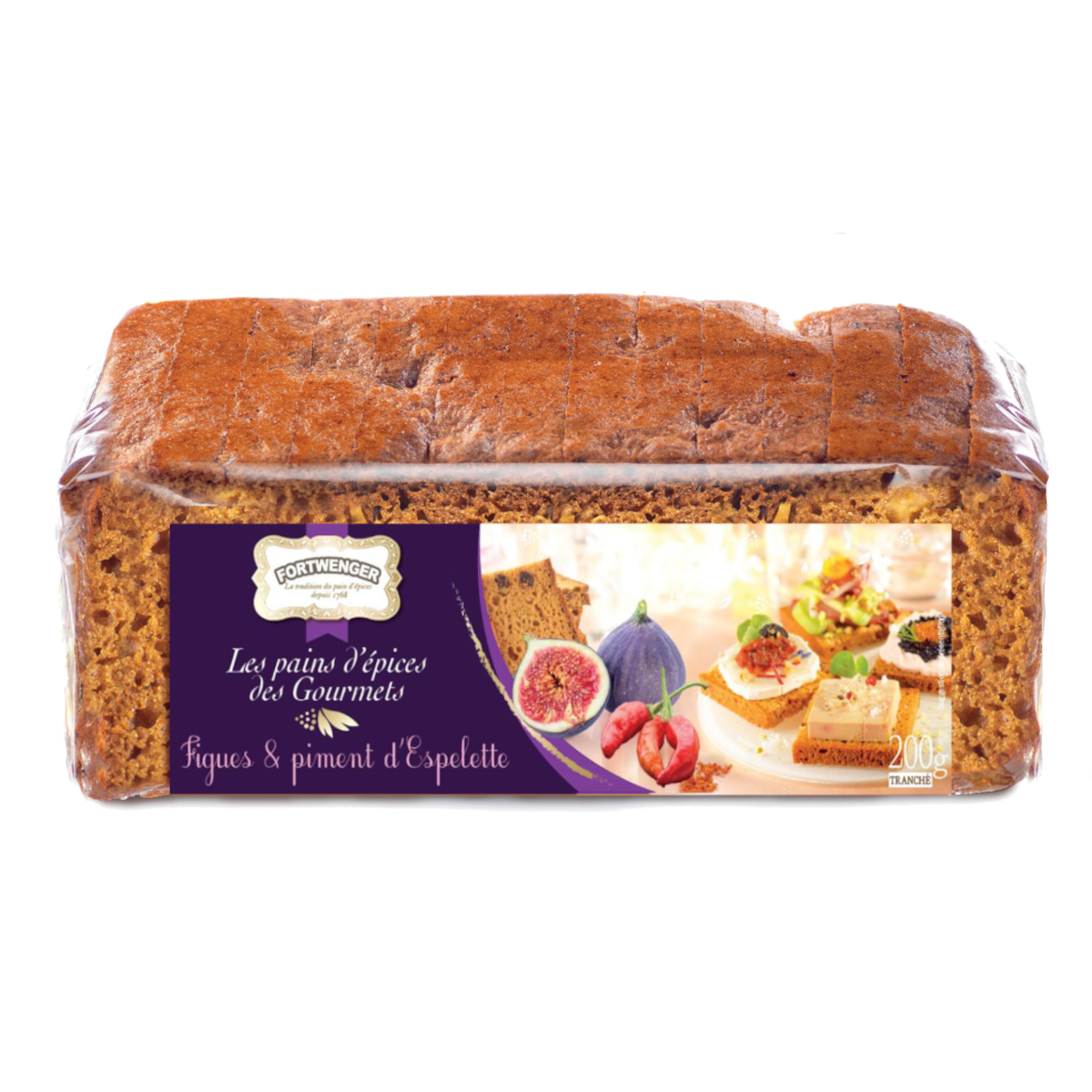 Pain d'épices des Gourmets -  Figues & piment d'Espelette 200g