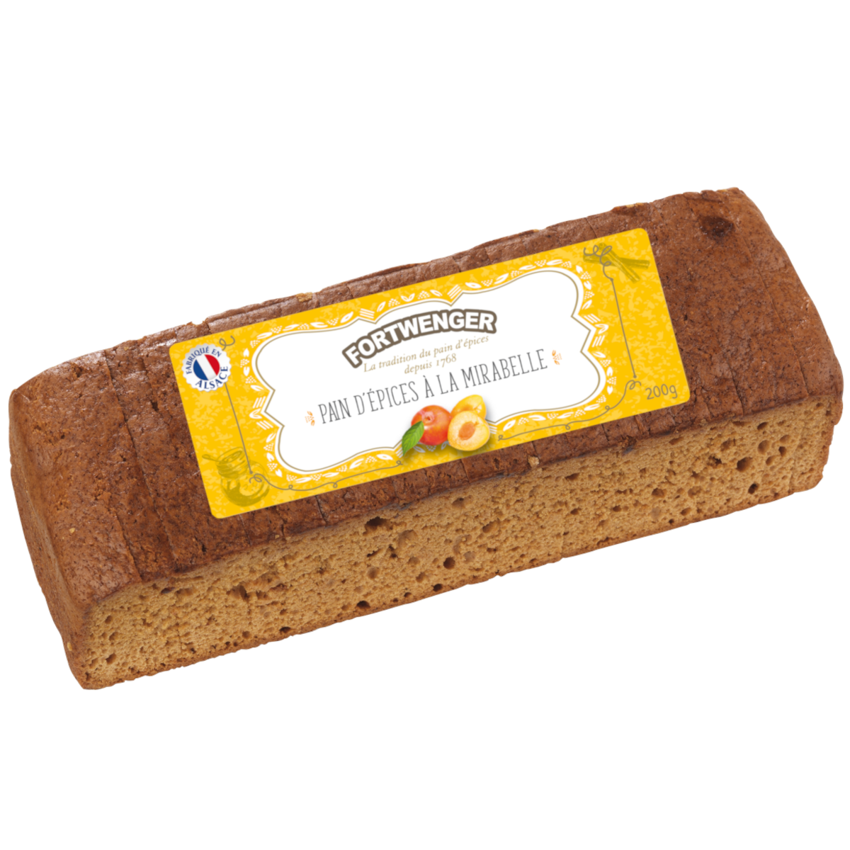 Pain d'épices à la mirabelle 200g