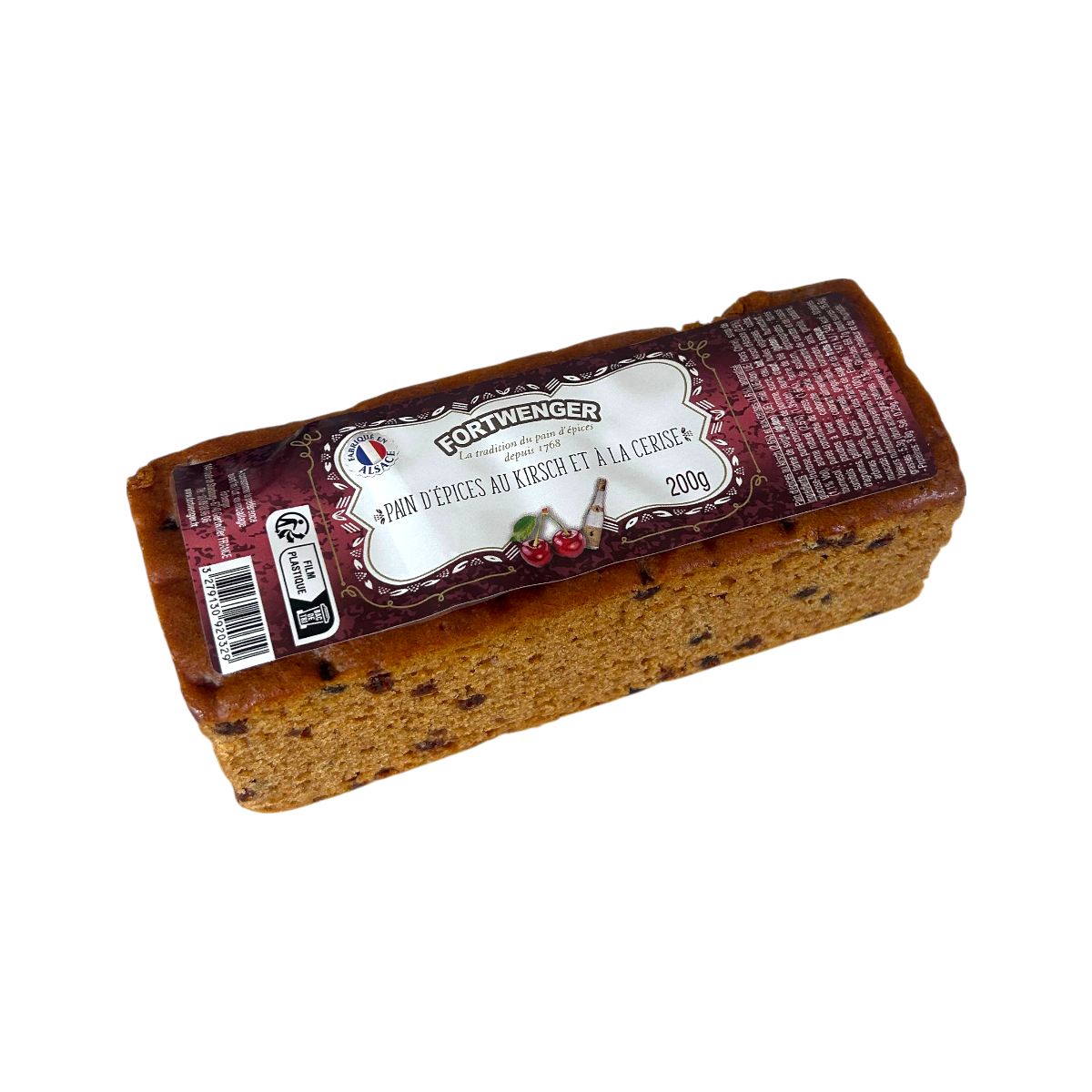 Pain d'épices à la cerise et kirsch - 200g
