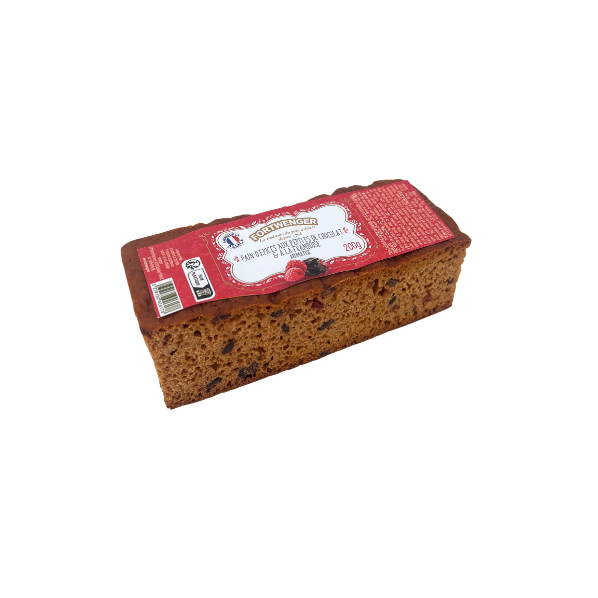 Pain d'épices framboise chocolat 200g