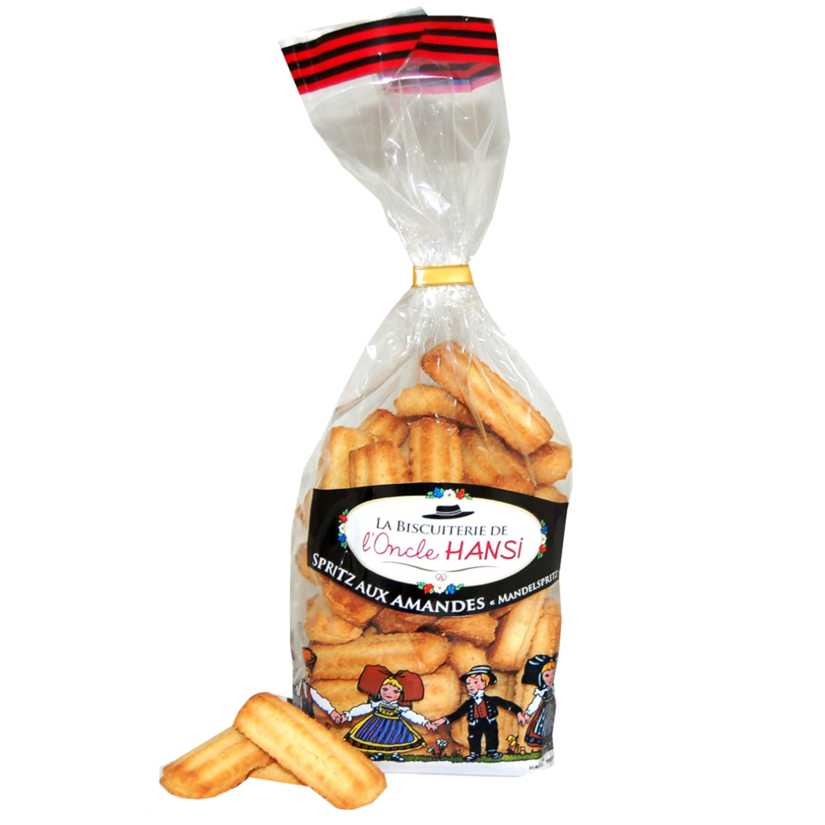 Spritz bredele aux amandes Biscuiterie de l'Oncle Hansi 200g