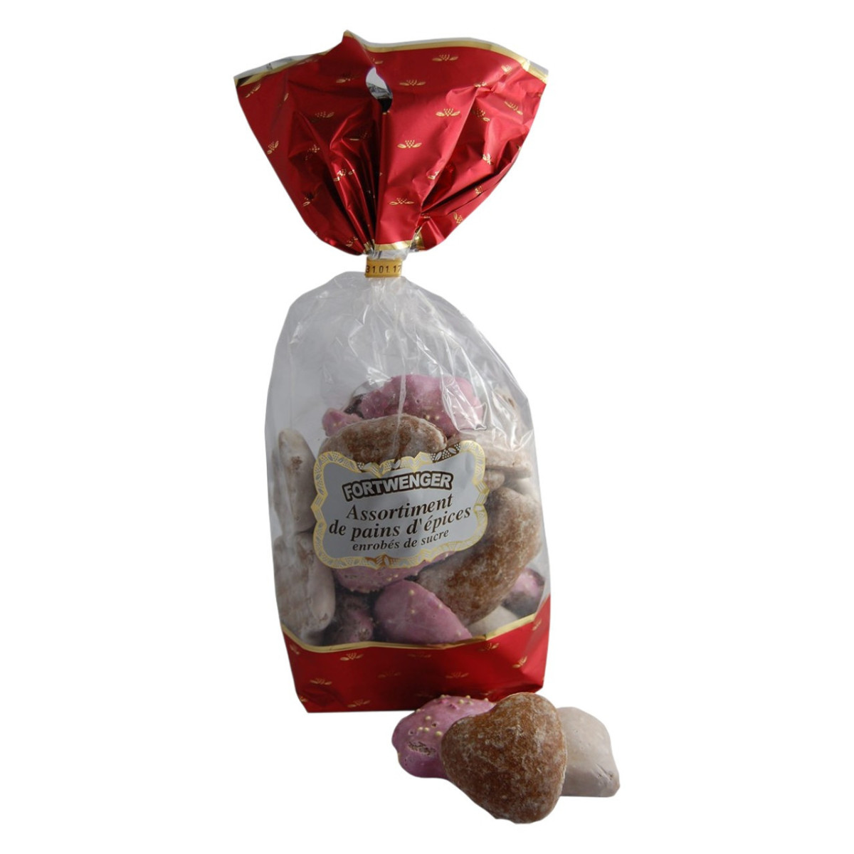 Sachet assortiment de pains d'épices au sucre 250g