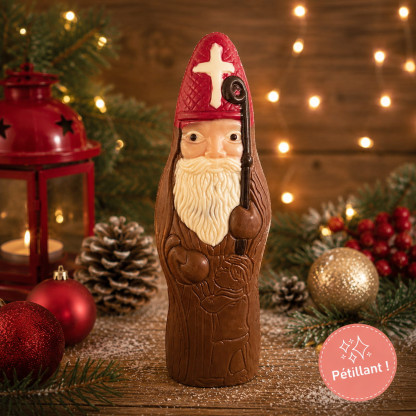 Saint Nicolas - Chocolat au lait pétillant 100g