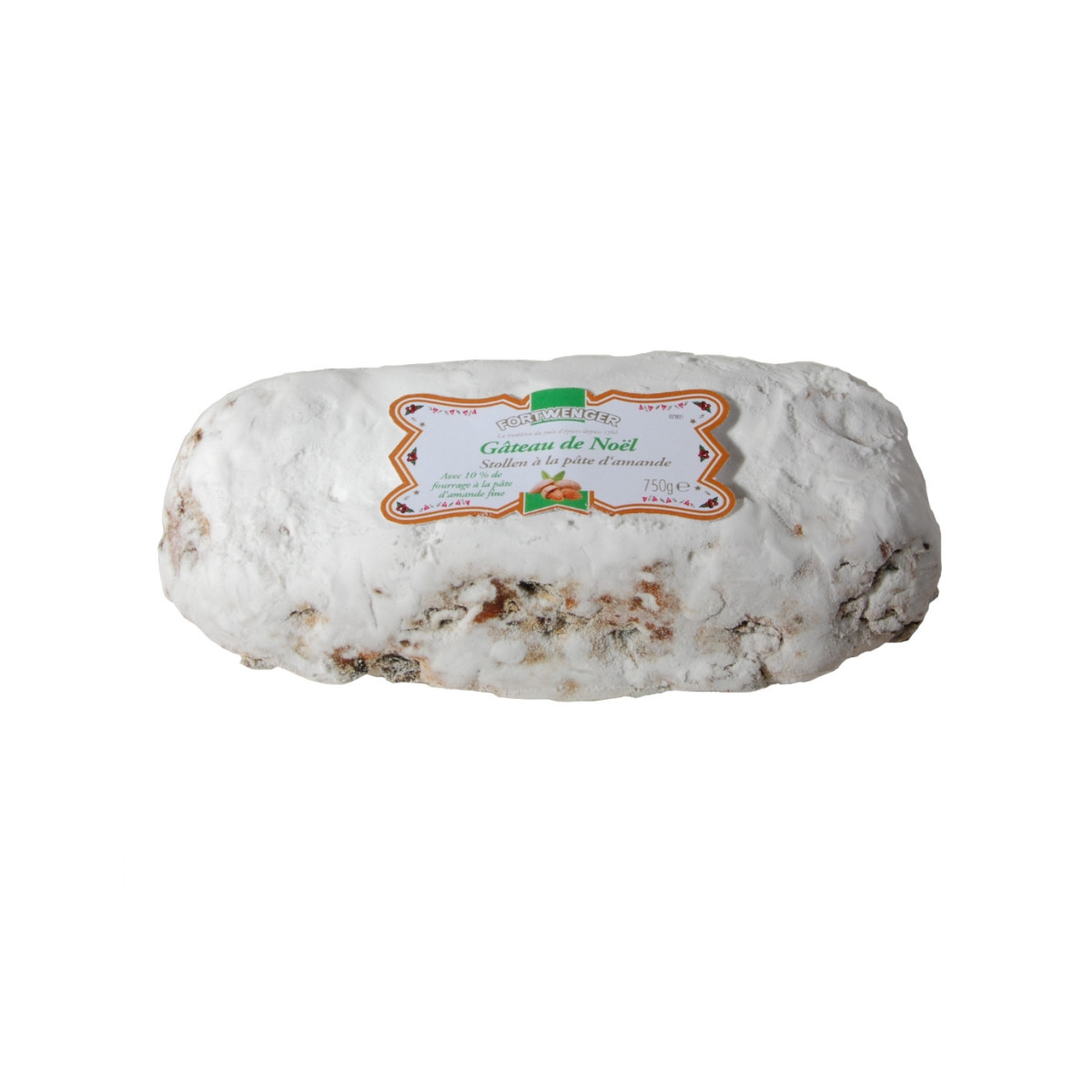 Stollen pâte d'amande 750g