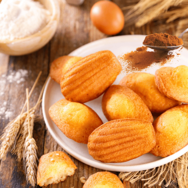 Recette Madeleines au pain d’épices et citron